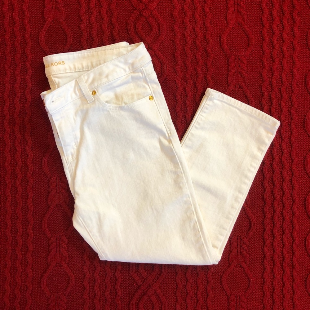 Michael Kors White Capri Pants